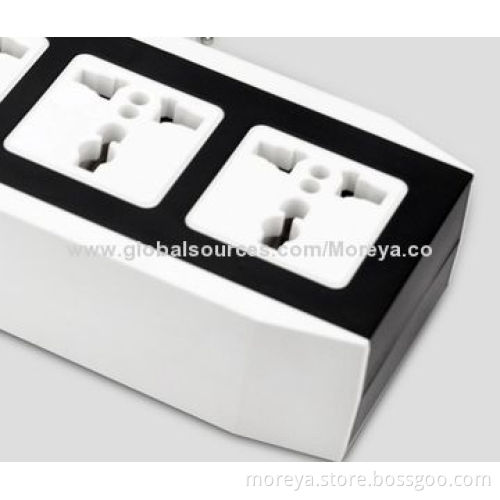 Power Strip of Universal Standard for AU, EU, UK, US Usage with Sure & Overload Protection